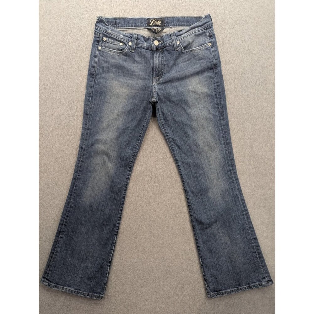Lucky Brand Bartlett Sweet N Low Jeans Womens 10 Blue Bootcut Stretch 30x28